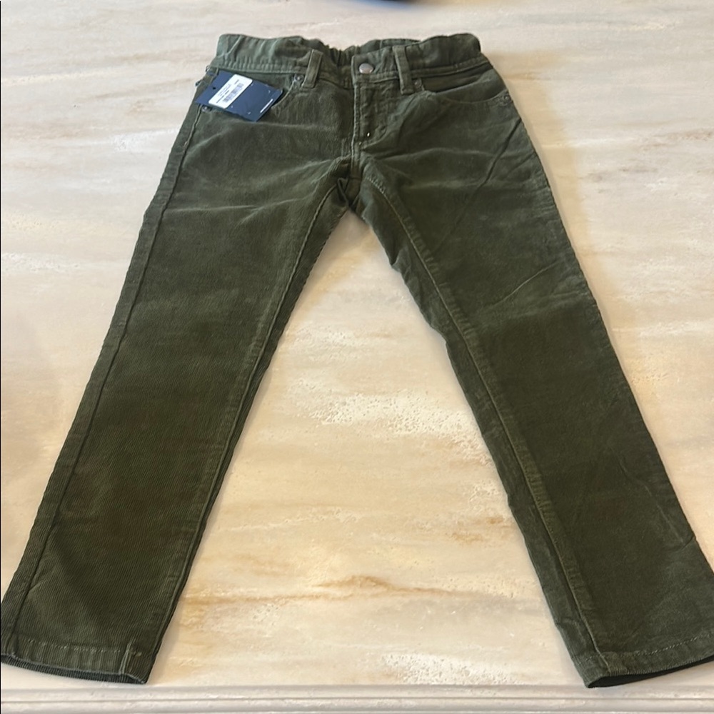 Brand new Hackett Military Green Kids Corduroy Pants